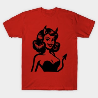 Retro Devil Girl T-Shirt